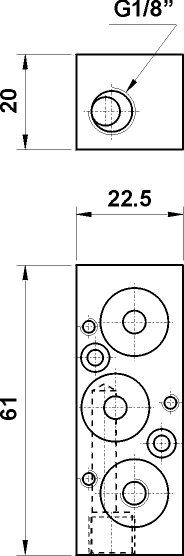 separate air inlet 1/8