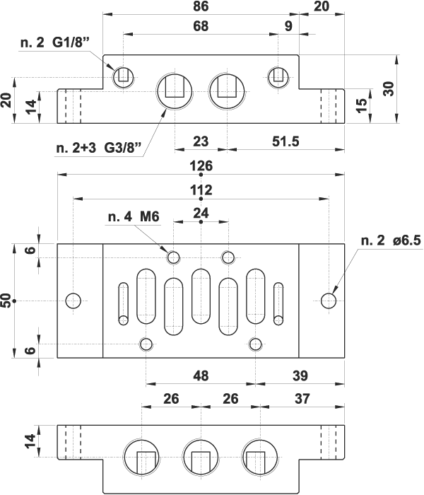 sottobase singola ingresso in asse