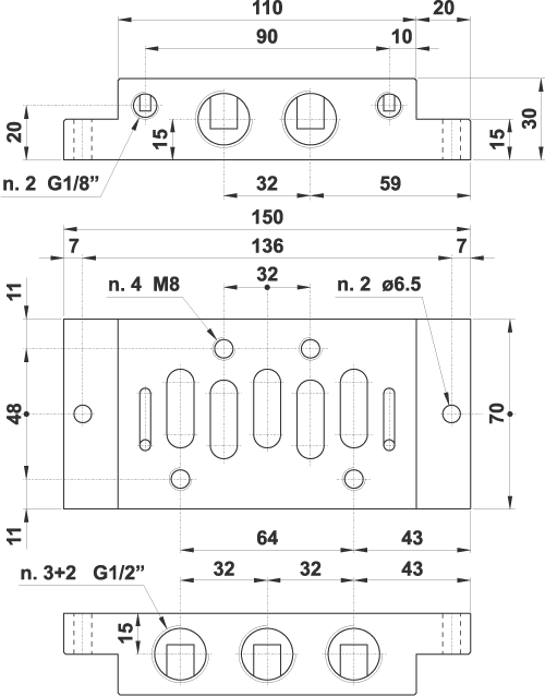 sottobase singola ingresso in asse