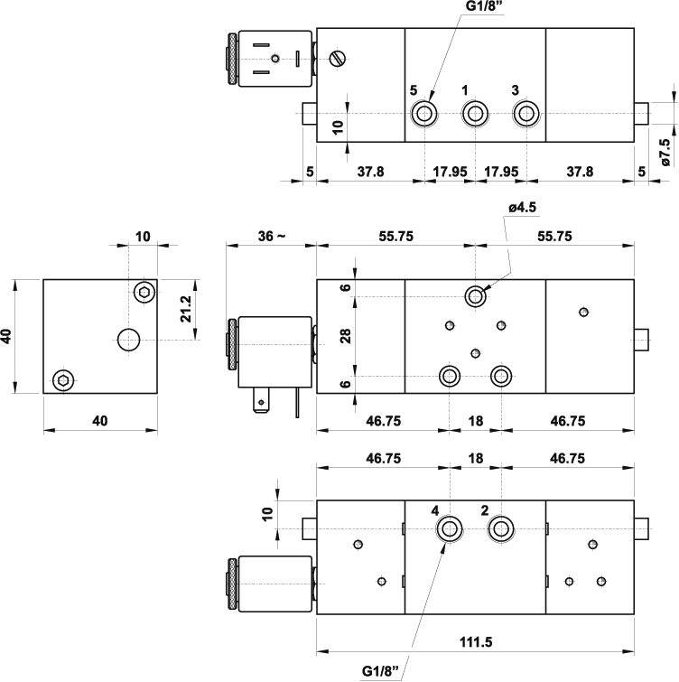 osc 1/8 not com. elettrico