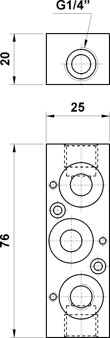 separate air exhaust 1/4