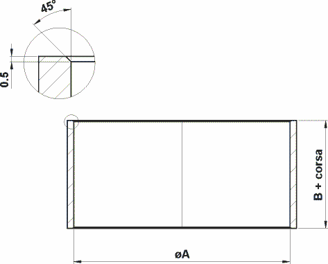disegno per tagliare la camicia